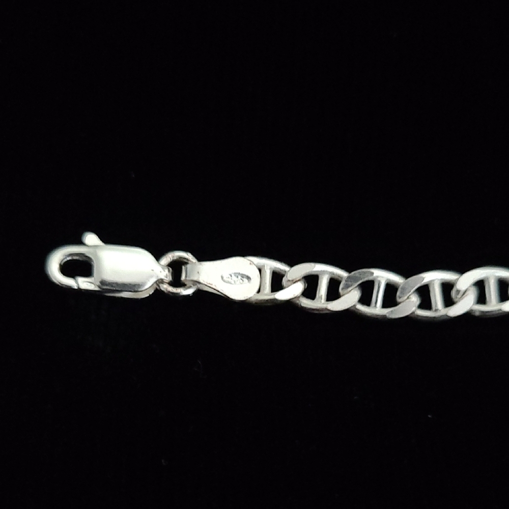 Classic Sterling Silver Chain Bracelets - Picture 2 of 16
